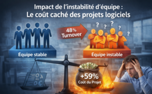 Impact de l&rsquo;instabilité d&rsquo;équipe : le coût caché des projets logiciels